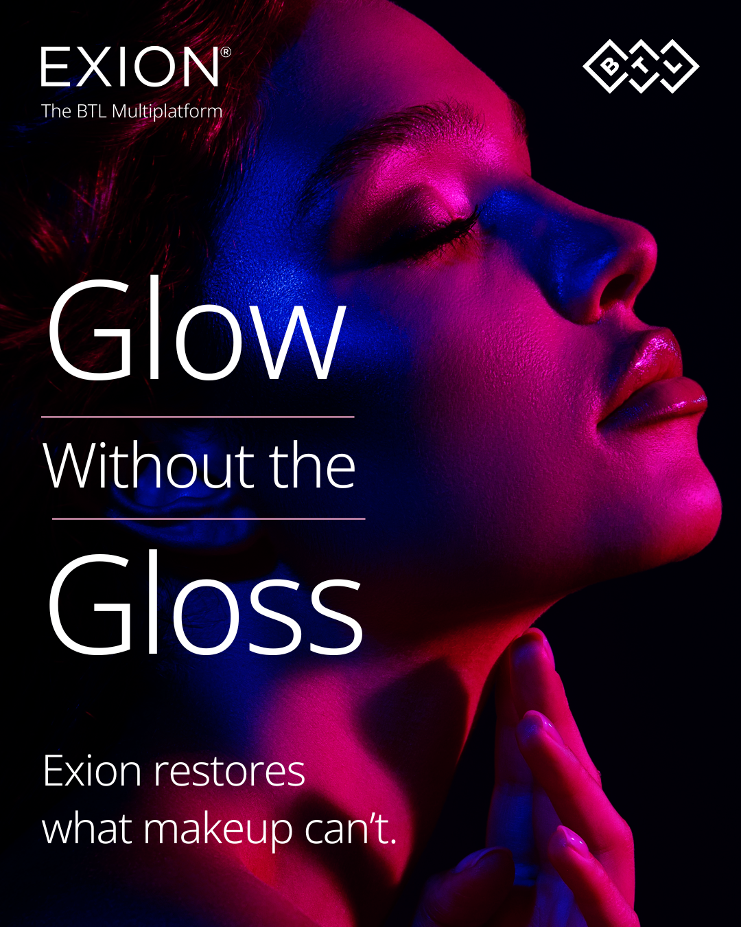 Les applications de la plateforme Exion : Face, Body, EmFace, RF fractionné et RF Clear